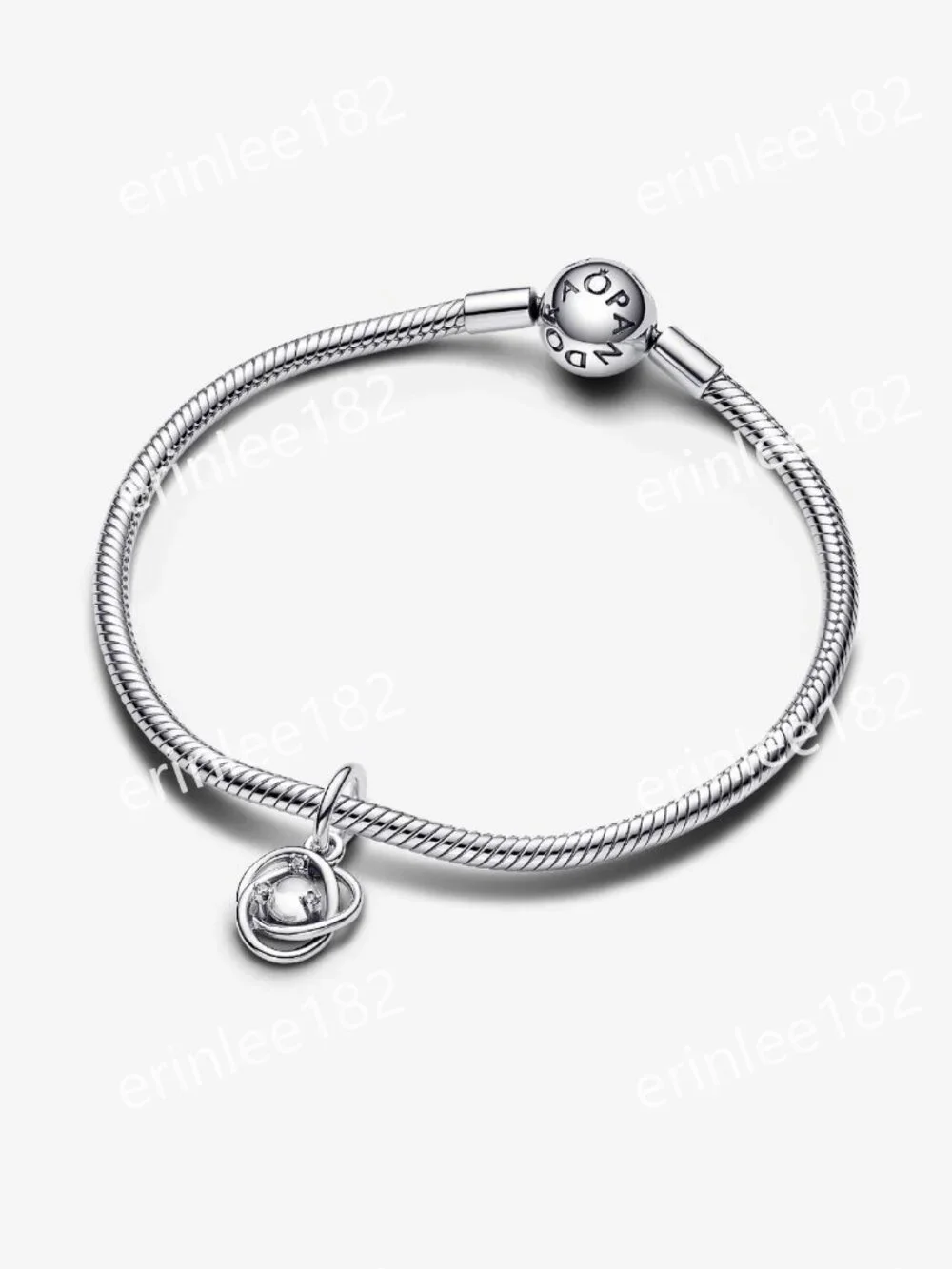Pandora Clear Eternity Circle Dangle Charm